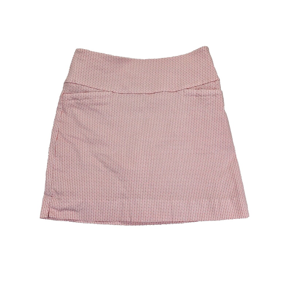 S C and Co Skort Womens Medium‎ Red White Geometric Golf Tennis Pickleball Skirt